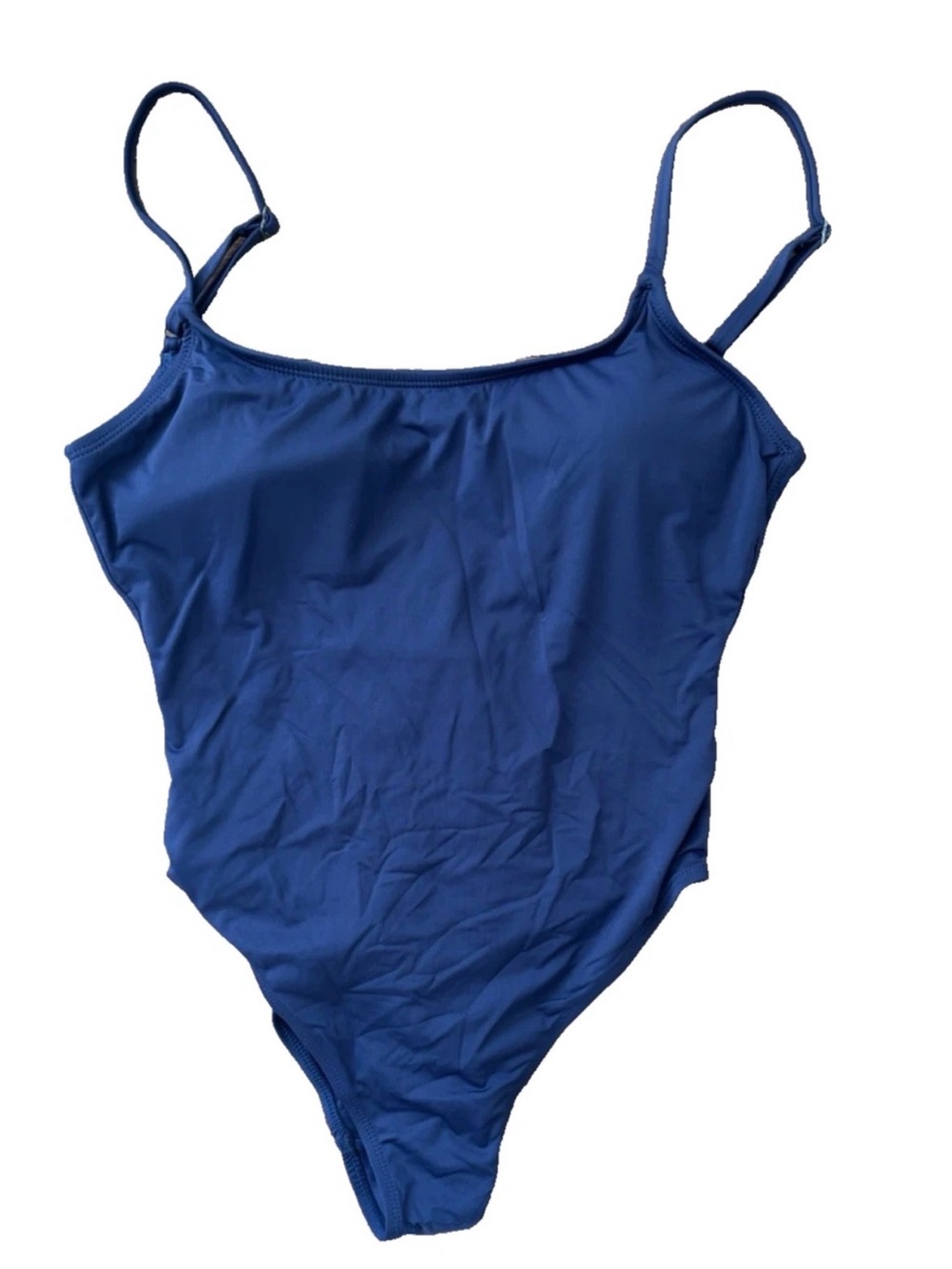 Andie Swim The Amalfi One Piece SWIMSUIT Size Small Navy Blue Removable Pads